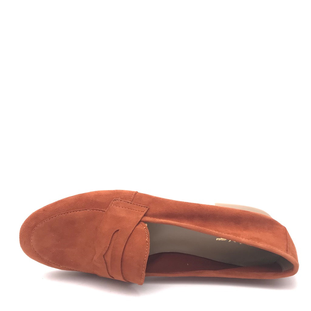 Zulian Calzature Mocassino Sixt velour ruggine Saldi