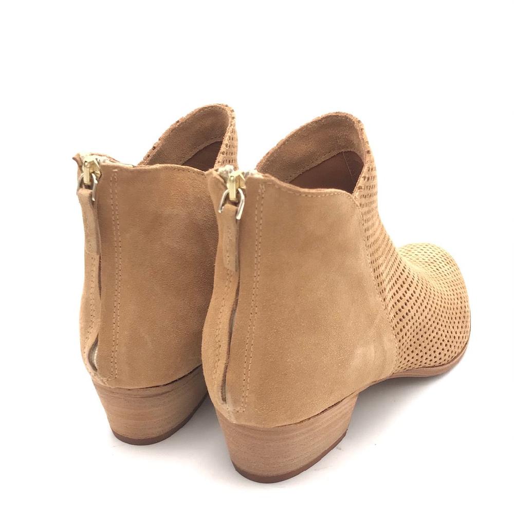 Zulian Calzature Tronchetto forato in crosta beige Offerte