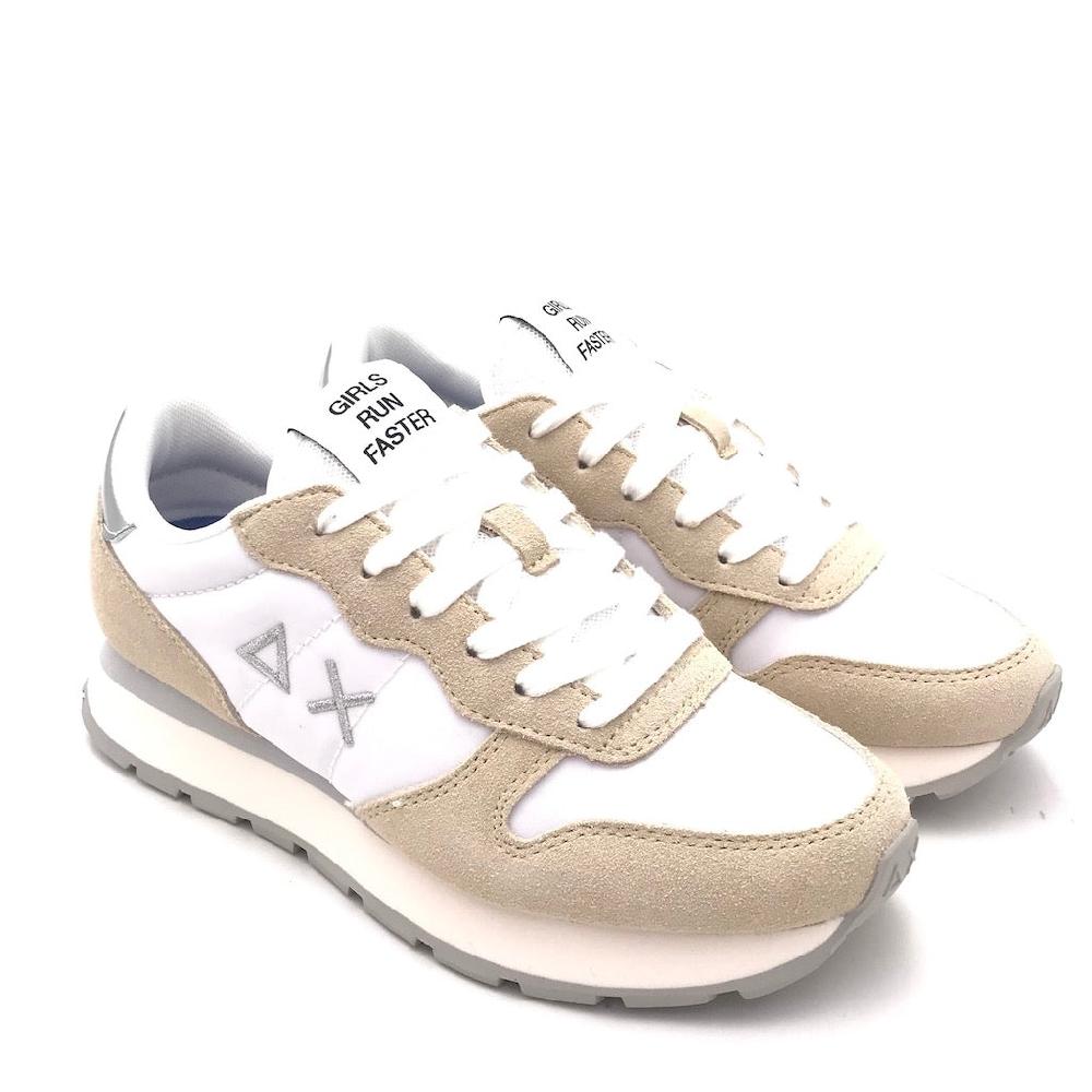 Zulian Calzature Sneakers Ally gold silver bianco-panna Vendita Calda
