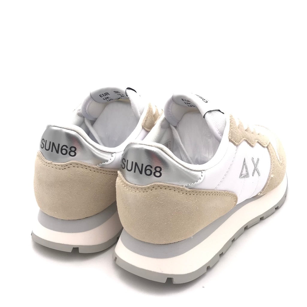 Zulian Calzature Sneakers Ally gold silver bianco-panna Vendita Calda