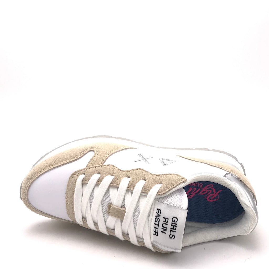 Zulian Calzature Sneakers Ally gold silver bianco-panna Vendita Calda