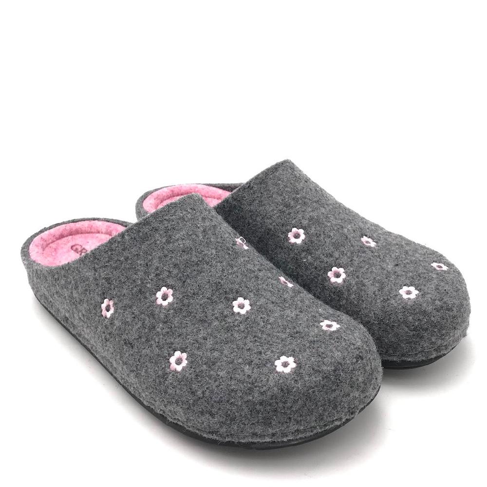 Zulian Calzature Ciabatta Pila grigio-rosa In Linea