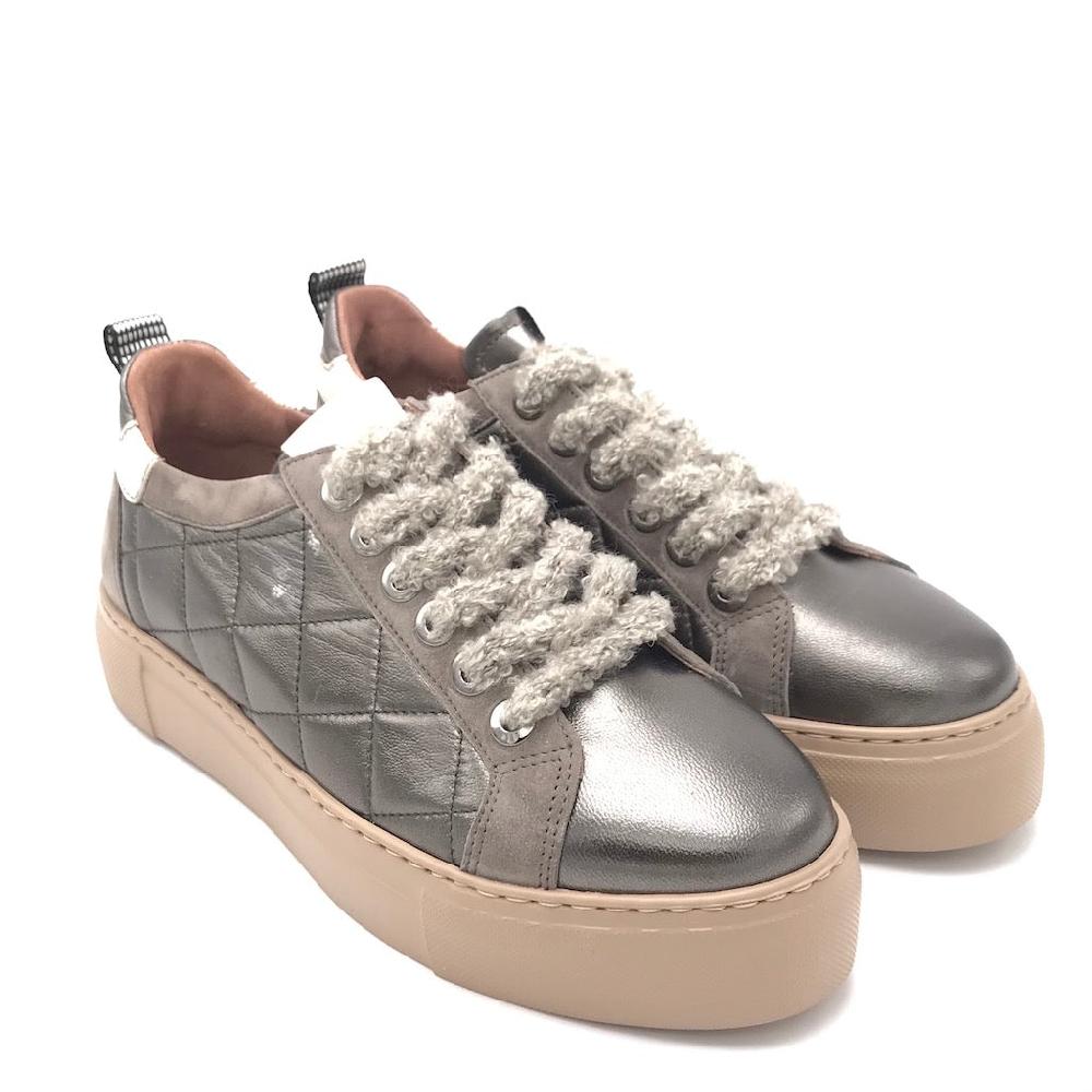 Zulian Calzature Sneakers trapuntata antracite Affare Del Giorno