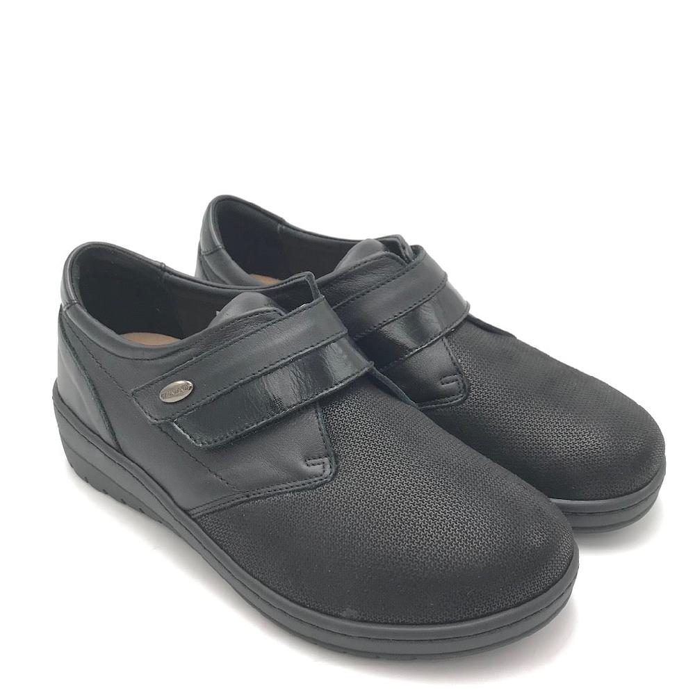 Zulian Calzature Scarpa Nile velcro nera Offerta