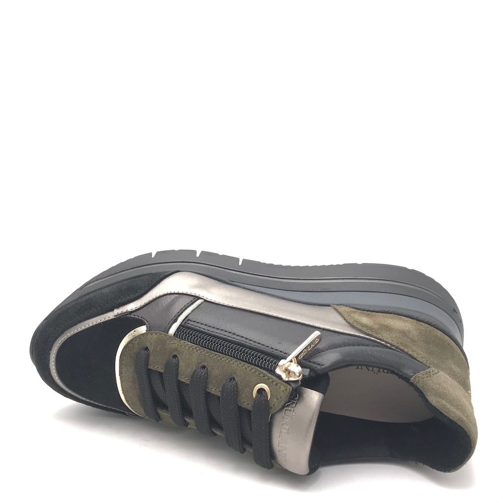 Zulian Calzature Sneakers Shaf oliva-multi Economico