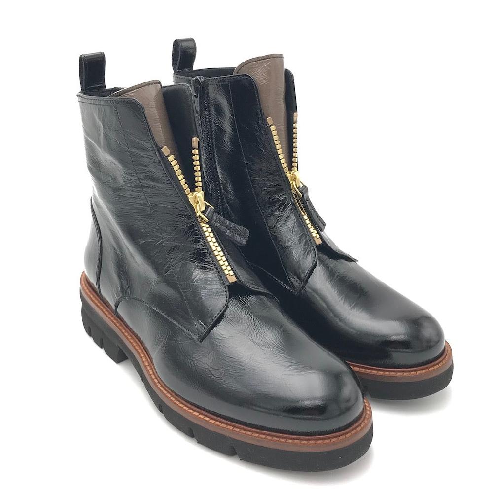 Zulian Calzature Tronchetto naplak nero zip Offerte