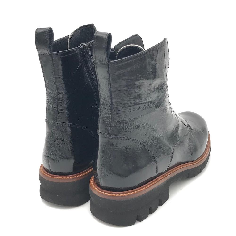 Zulian Calzature Tronchetto naplak nero zip Offerte