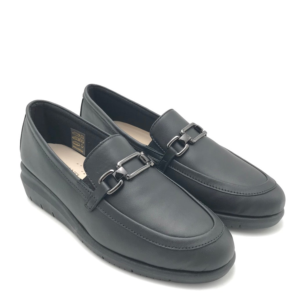 Zulian Calzature Scarpa Rysa pelle nera Saldi Di Fabbrica