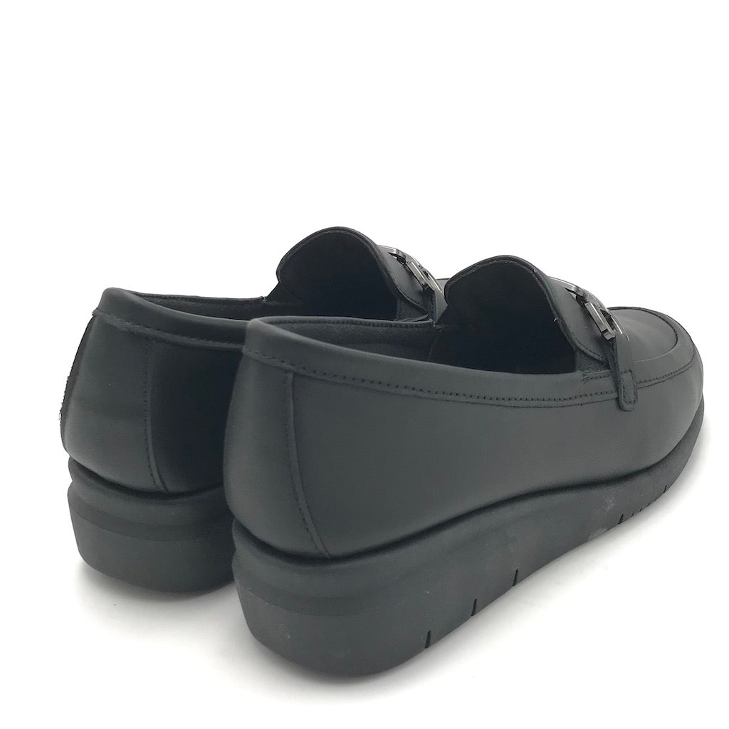 Zulian Calzature Scarpa Rysa pelle nera Saldi Di Fabbrica