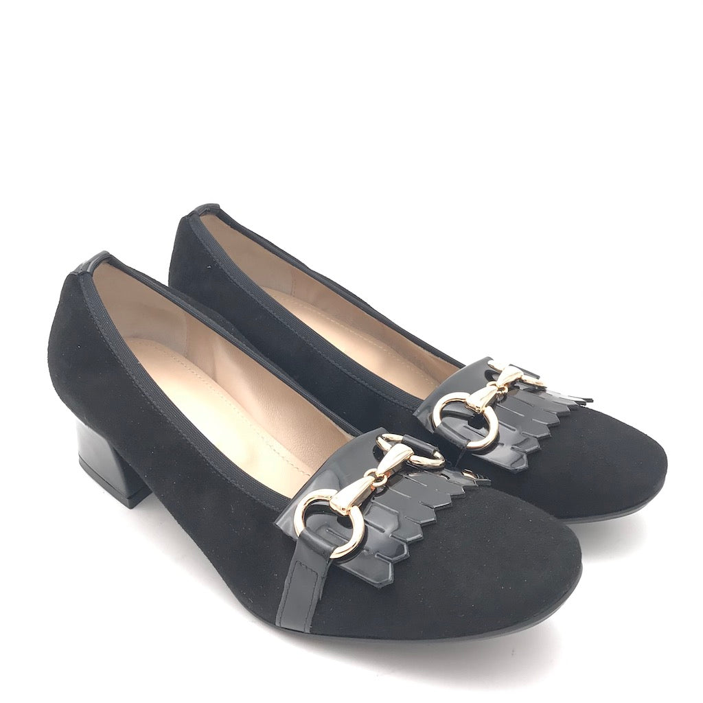 Zulian Calzature Scarpa in camoscio nero Nuova