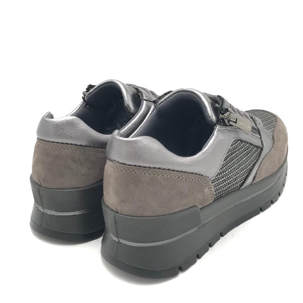 Zulian Calzature Sneakers Anika grigio scuro In Linea