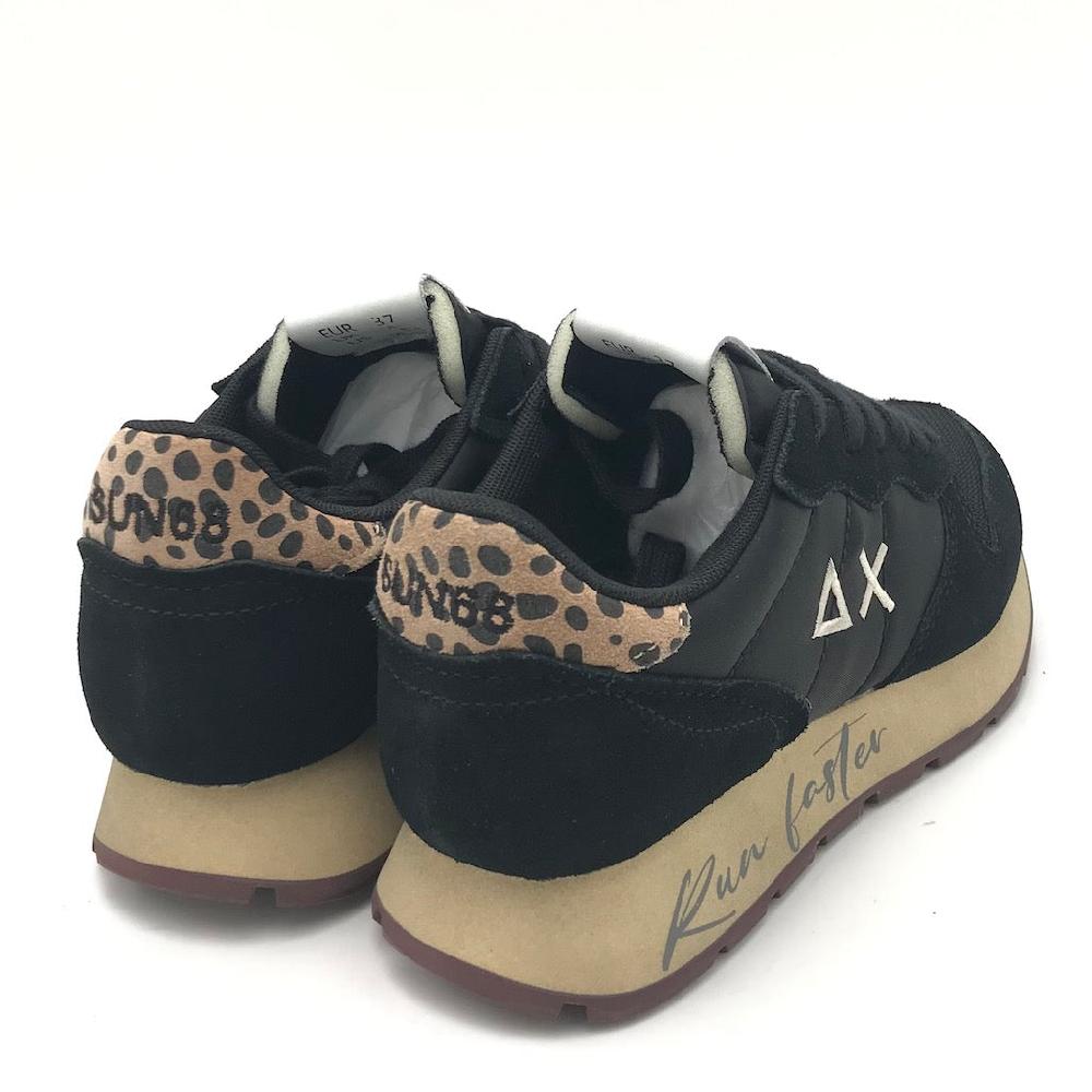 Zulian Calzature Sneakers Big Stargirl mix material nero Prezzo Ridotto