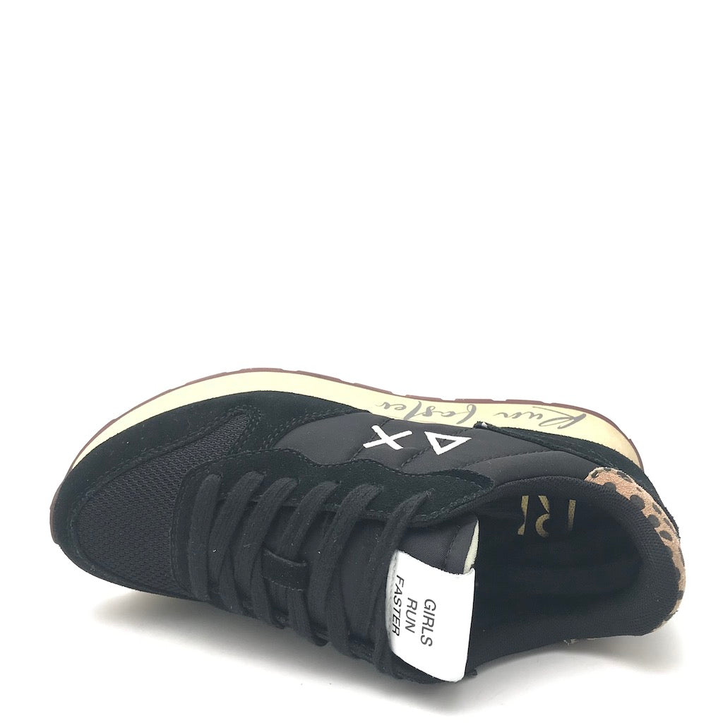 Zulian Calzature Sneakers Big Stargirl mix material nero Prezzo Ridotto