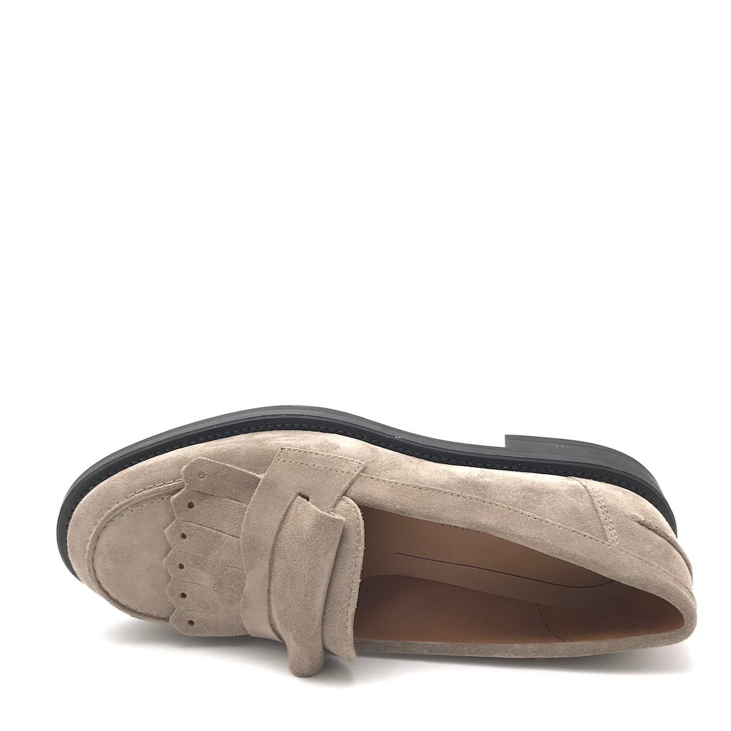 Zulian Calzature Mocassino frangia in crosta sand Offerta