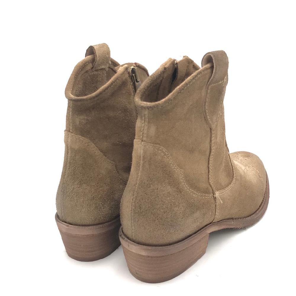 Zulian Calzature Texano in crosta tortora Outlet