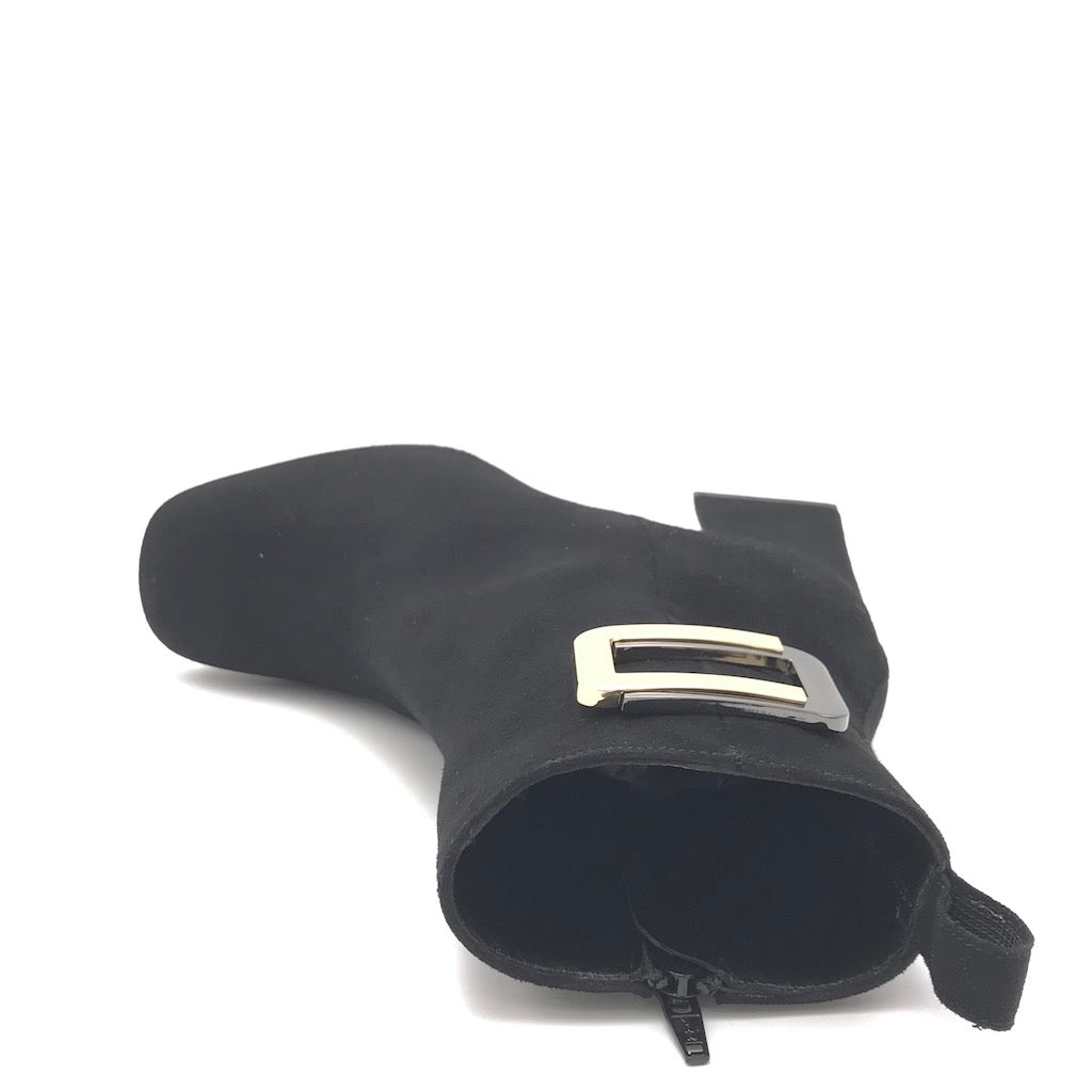Zulian Calzature Tronchetto camoscio nero Vendite Flash