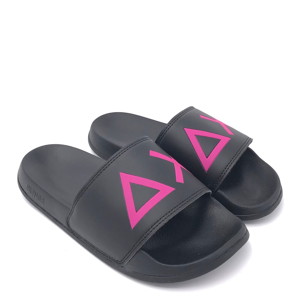 Zulian Calzature Ciabatta Slipper logo nera Italy