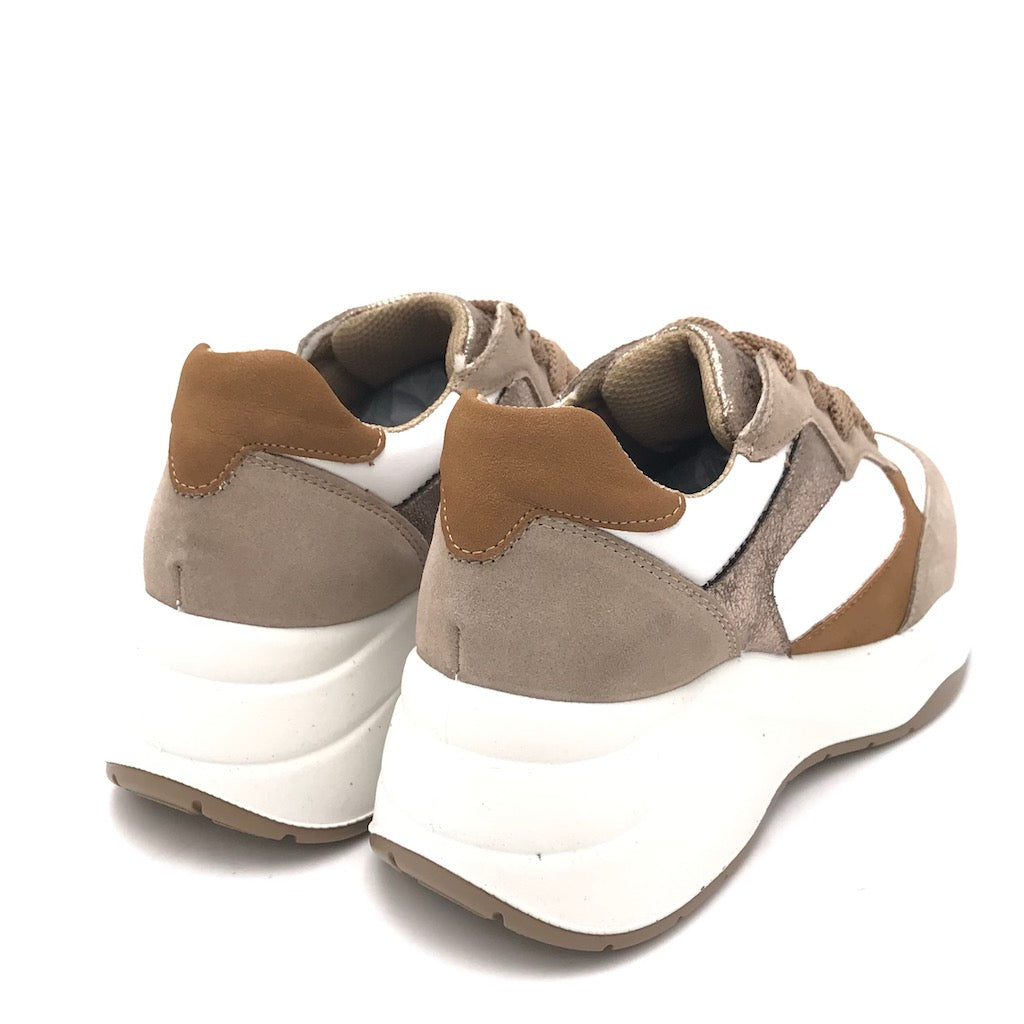 Zulian Calzature Sneakers Enola bianco-visone Vendite stagionali