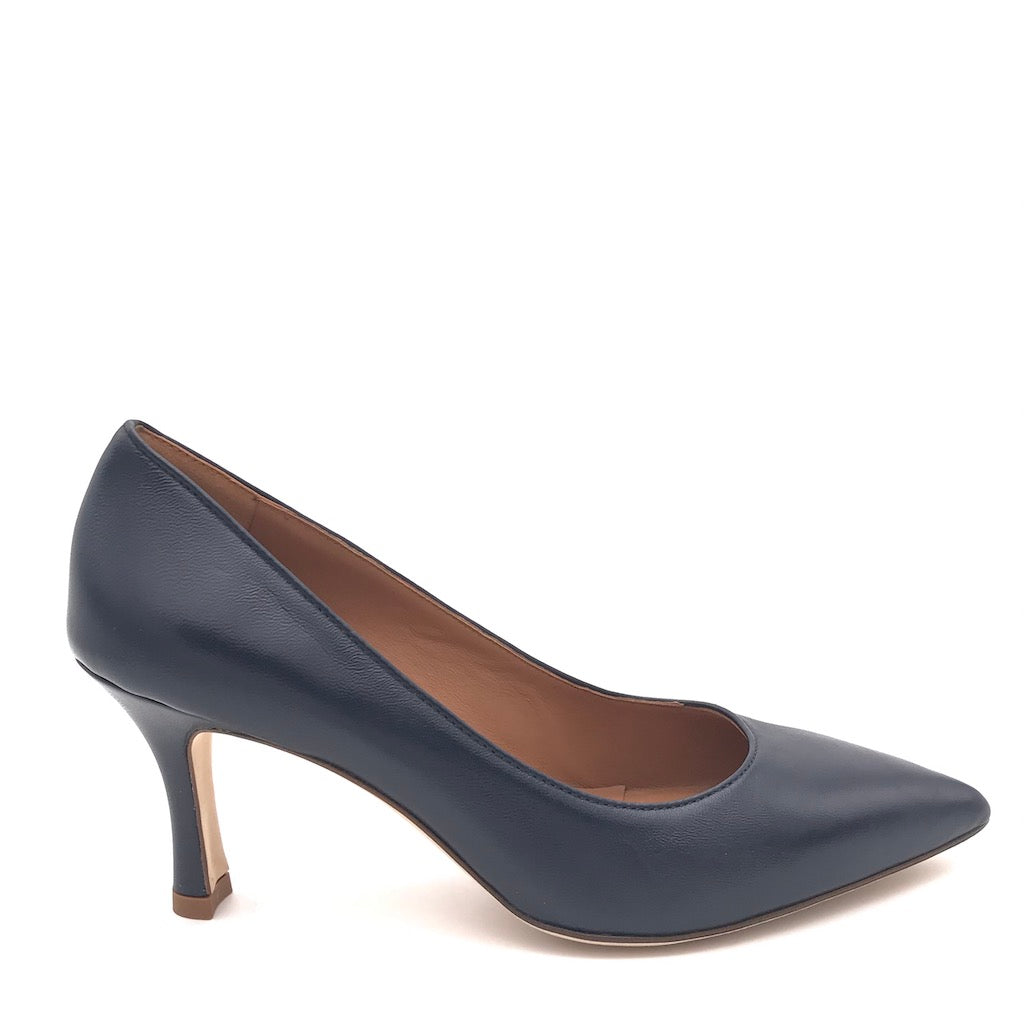 Zulian Calzature Decolletè Lory in nappa blu Offerta per la Festa della Mamma