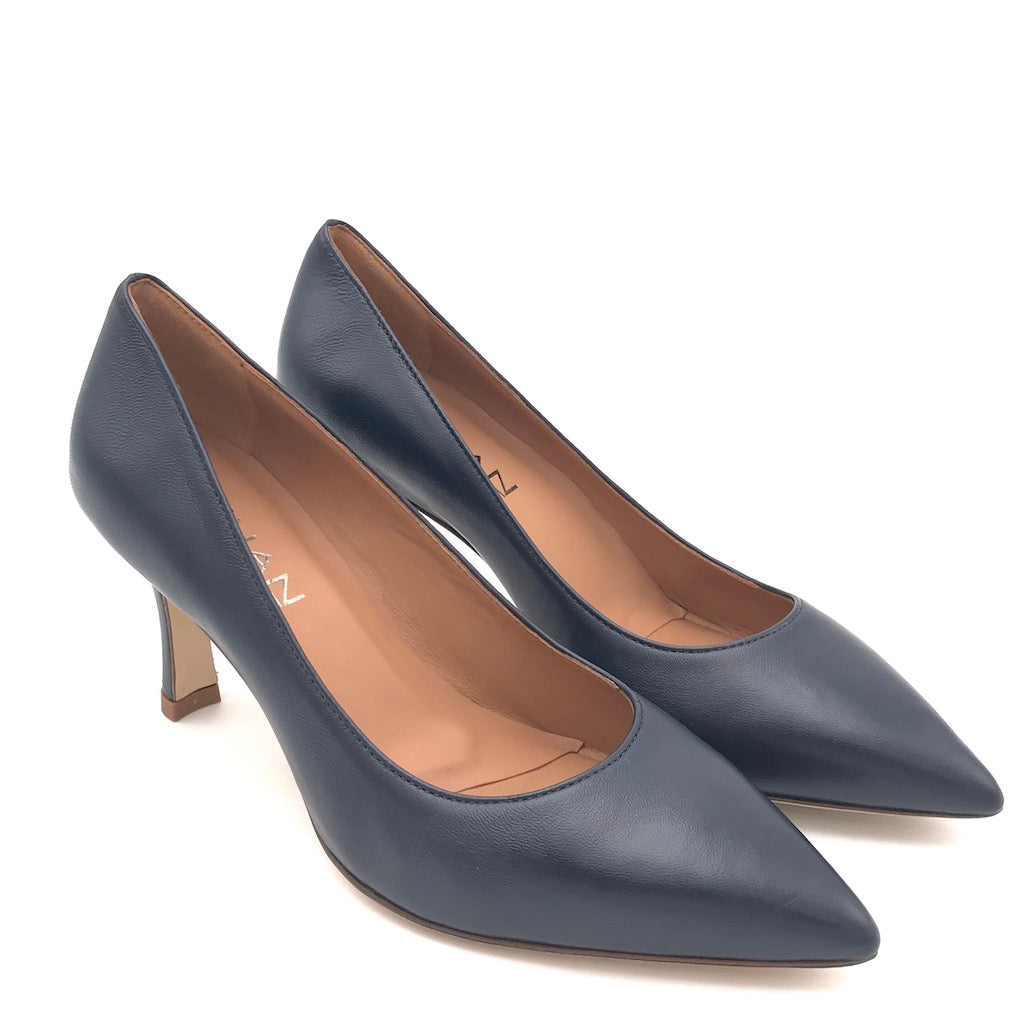 Zulian Calzature Decolletè Lory in nappa blu Offerta per la Festa della Mamma