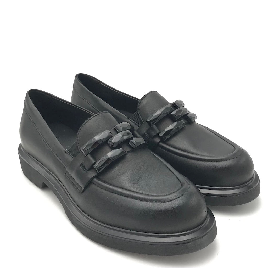 Zulian Calzature Mocassino in nappa nera Grandi sconti
