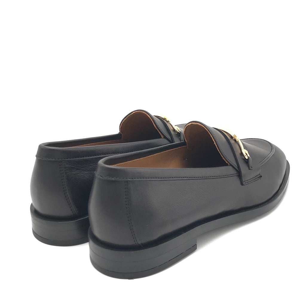 Zulian Calzature Mocassino in nappa nera Offerte stagionali