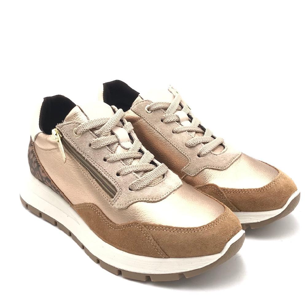 Zulian Calzature Sneakers Ermione champagne Liquidazione