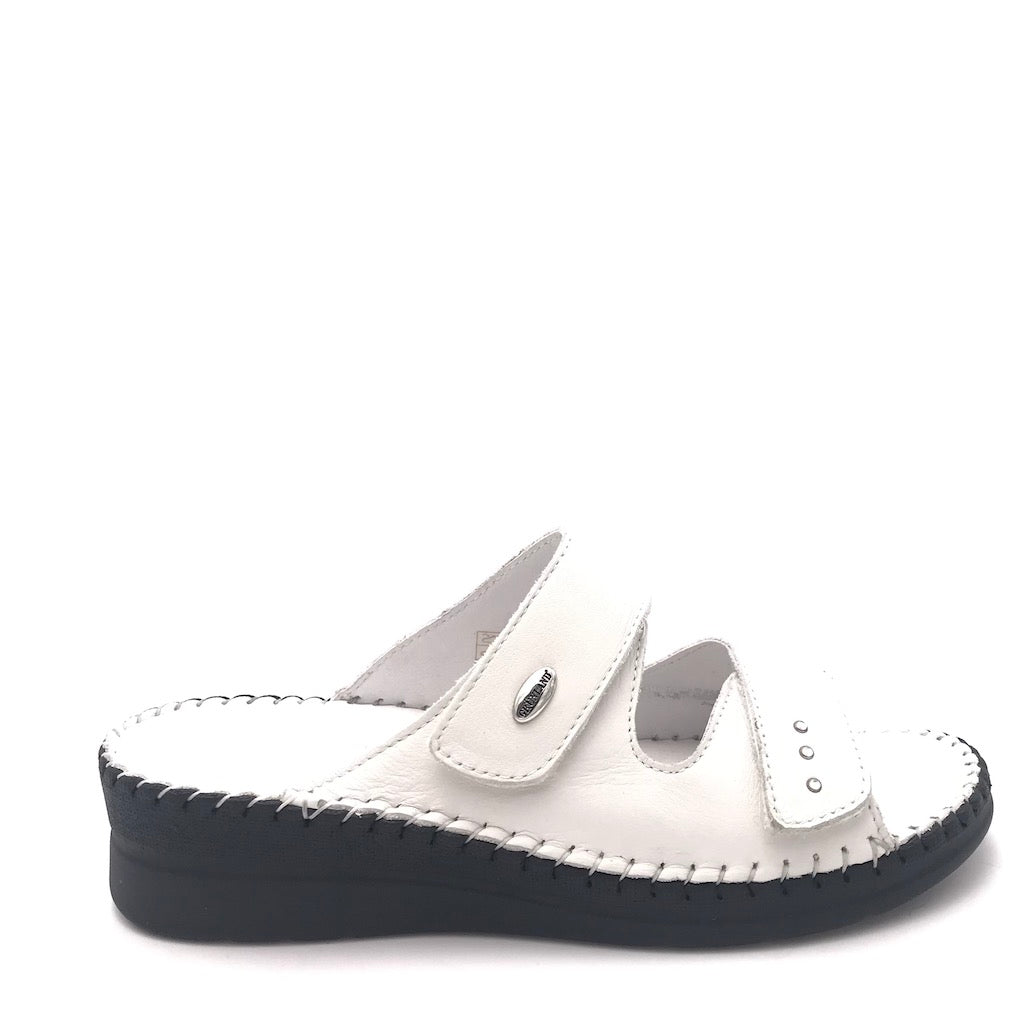 Zulian Calzature Ciabatta Baly bianca Offerte speciali