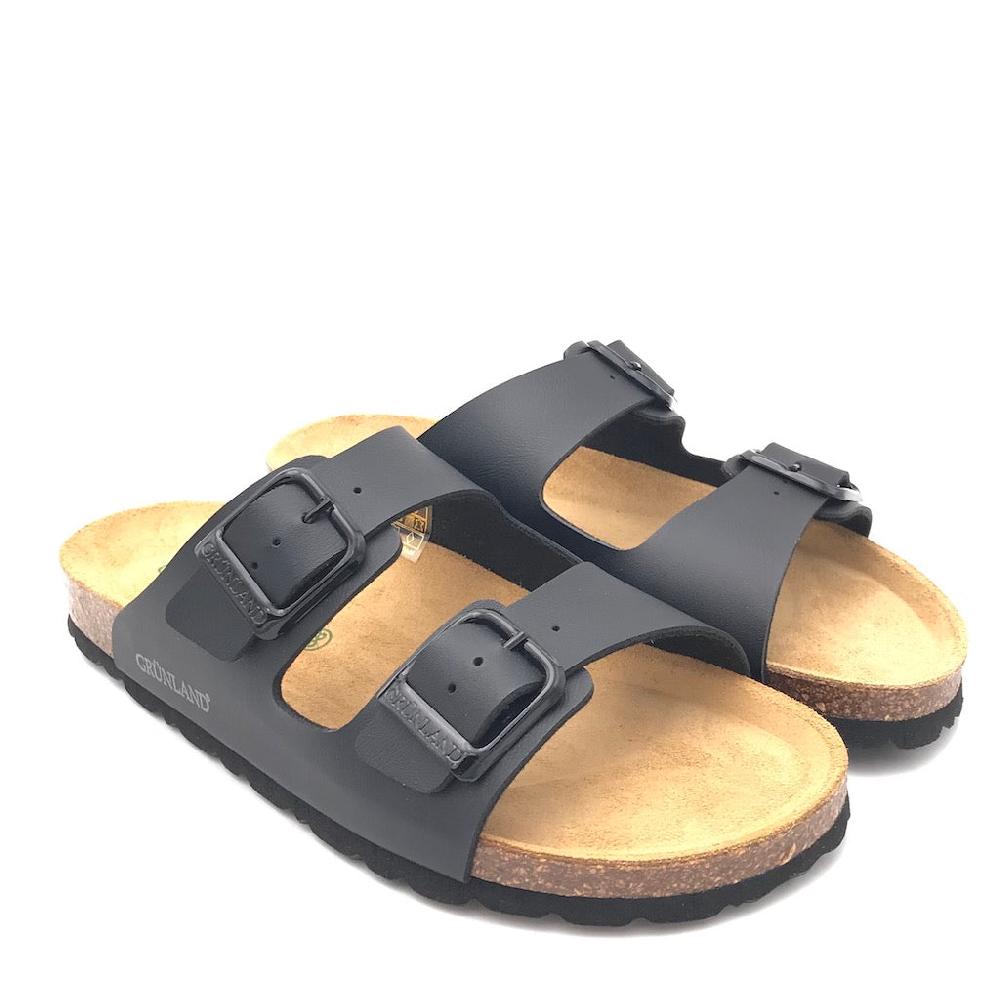 Zulian Calzature Ciabatta Sara doppia fibbia nera Enormi risparmi