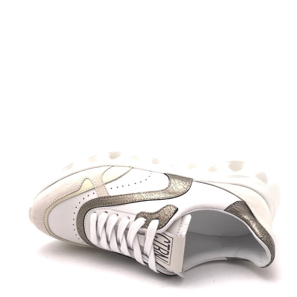 Zulian Calzature Sneakers running cocco-bianco Super Saving Price