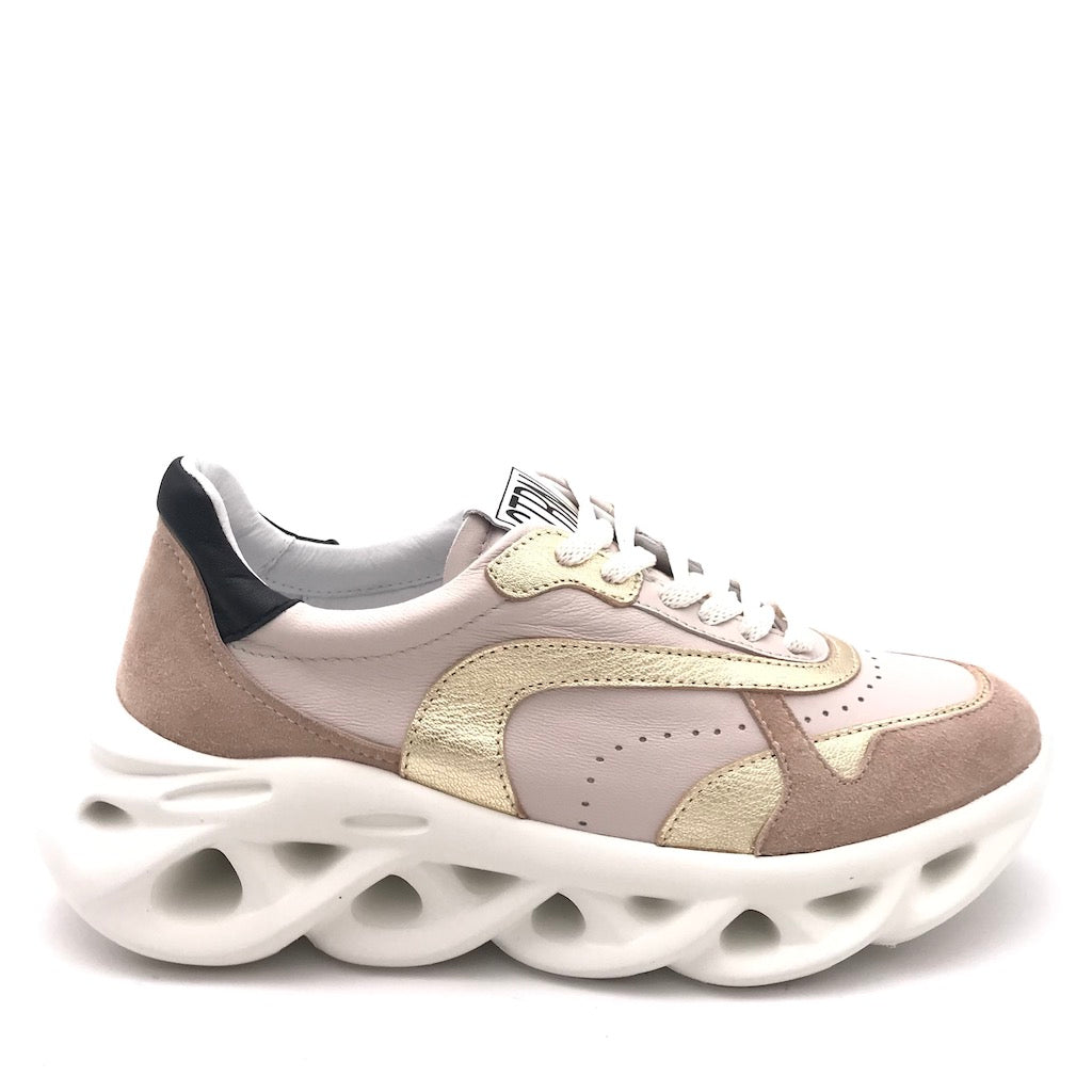 Zulian Calzature Sneakers running crepe-platino Offerta settimanale