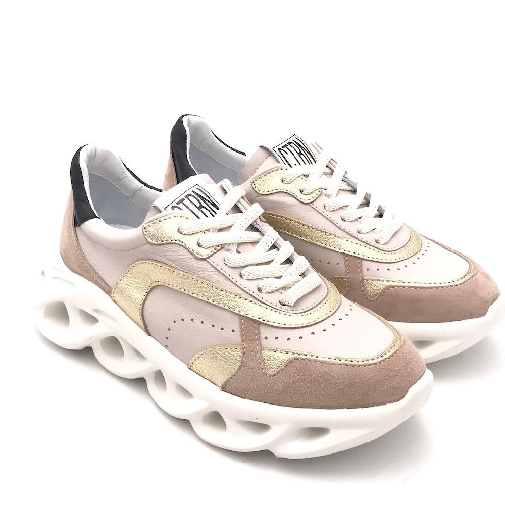 Zulian Calzature Sneakers running crepe-platino Offerta settimanale
