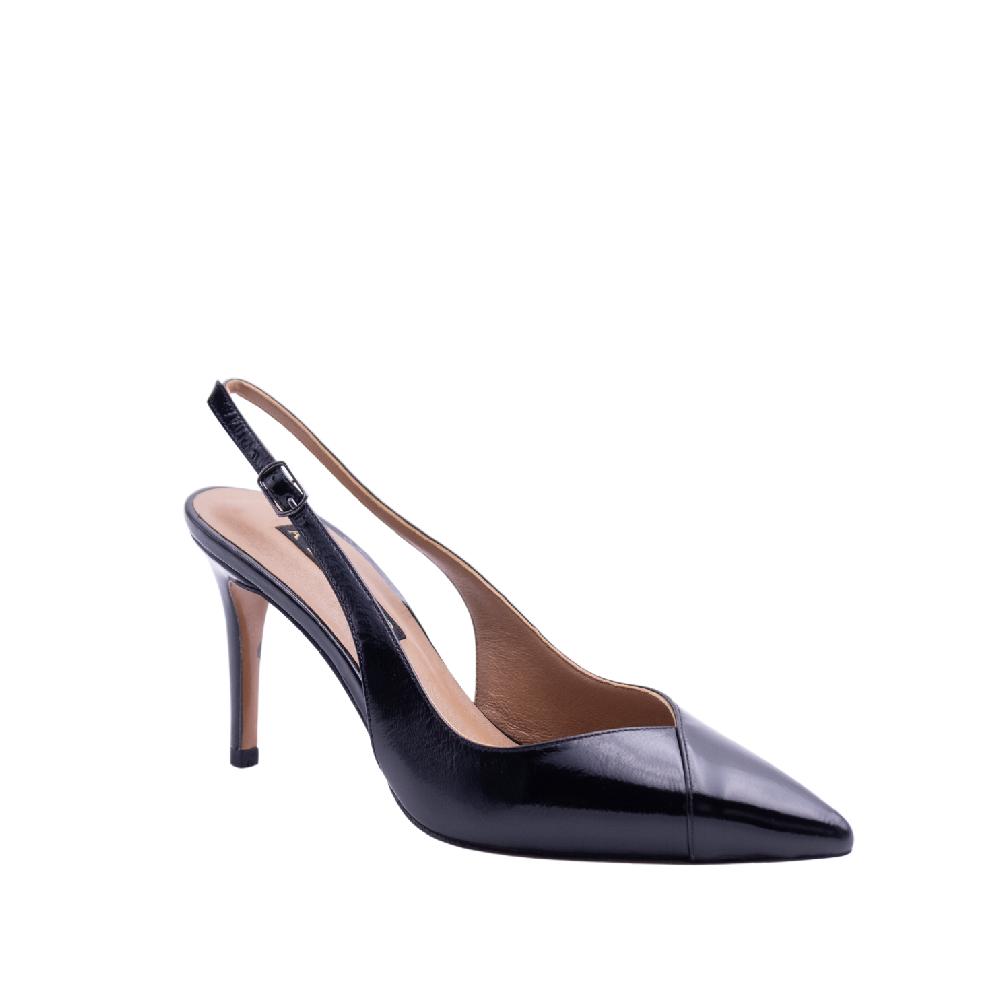 ALBANO Slingback vernice nera Acquista Ora